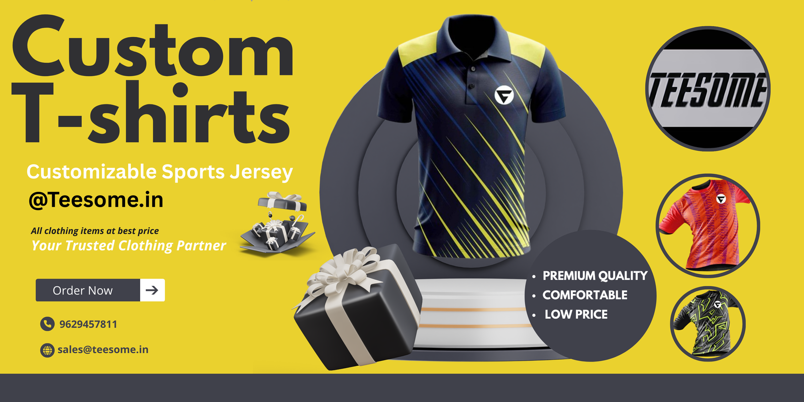 Yellow and Black Modern Flash Sale Clothing Banner